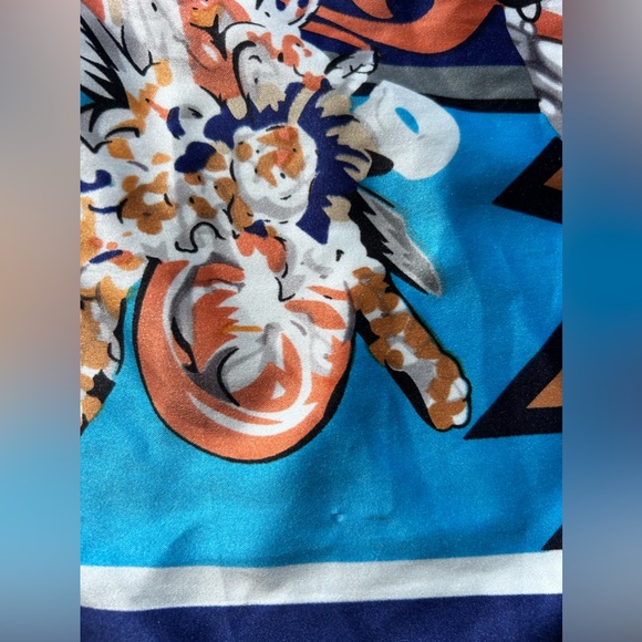 silk scarf VALOIS VINTAGE PARIS xl size printed kachina - Picture 6 of 11